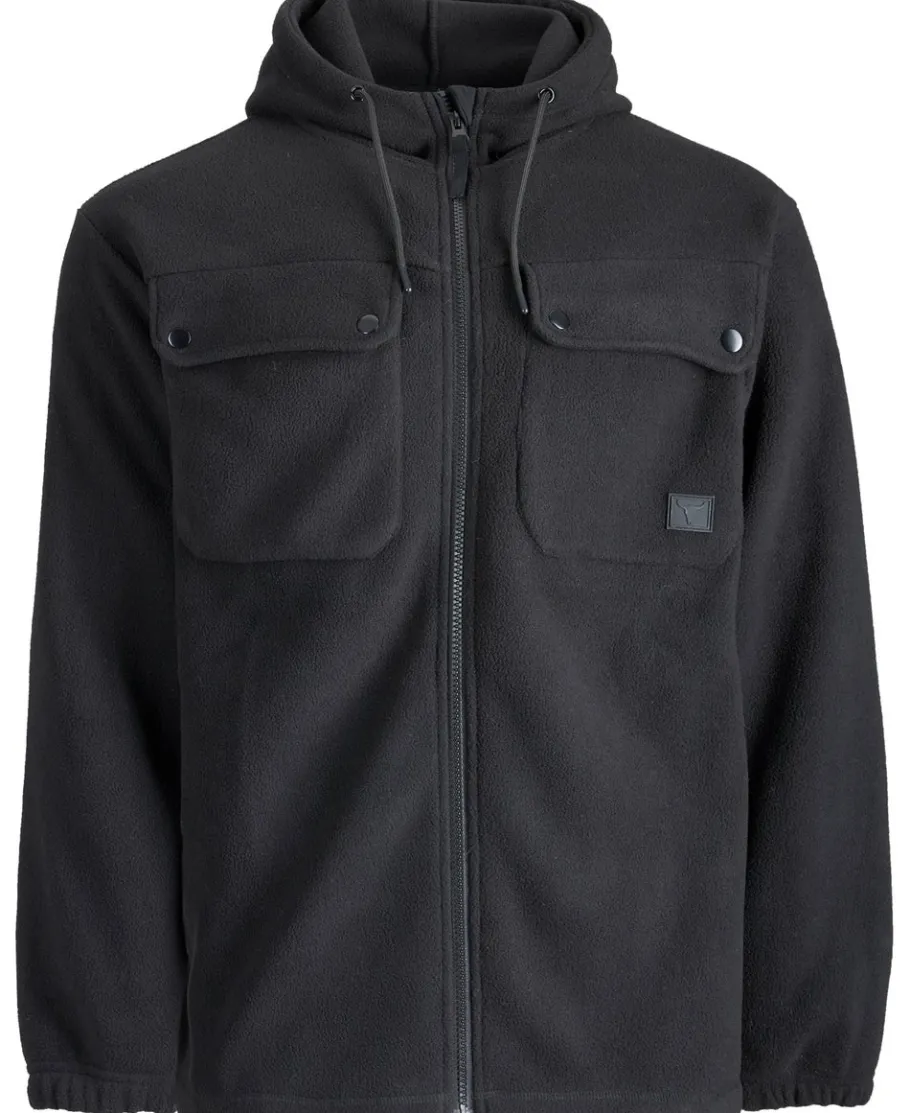 Discount Men's Bonded Longline Pocket Fleece Knitwear & Sweats|Jackets & Coats