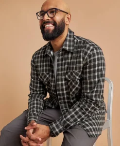 Outlet Men's Cotton Flannel Shirt Shirts|Flannel