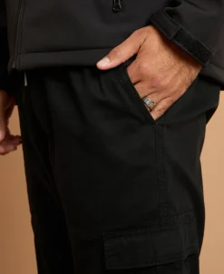 Online Men's Elastic Waist Cargo Pant Pants & Jeans