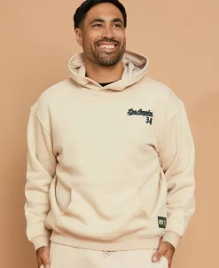 Outlet Men's Heavyweight Puff Print Hoodie Knitwear & Sweats