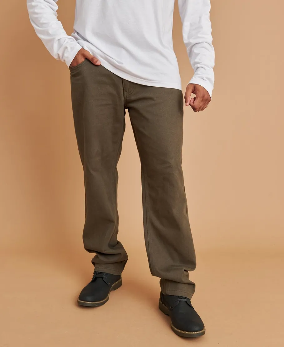 Sale Men's Twill Straight Leg Jean Pants & Jeans