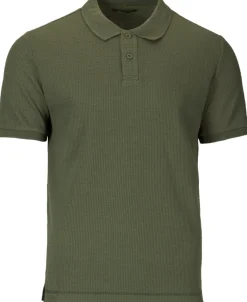 New Men's Waffle Polo Tops