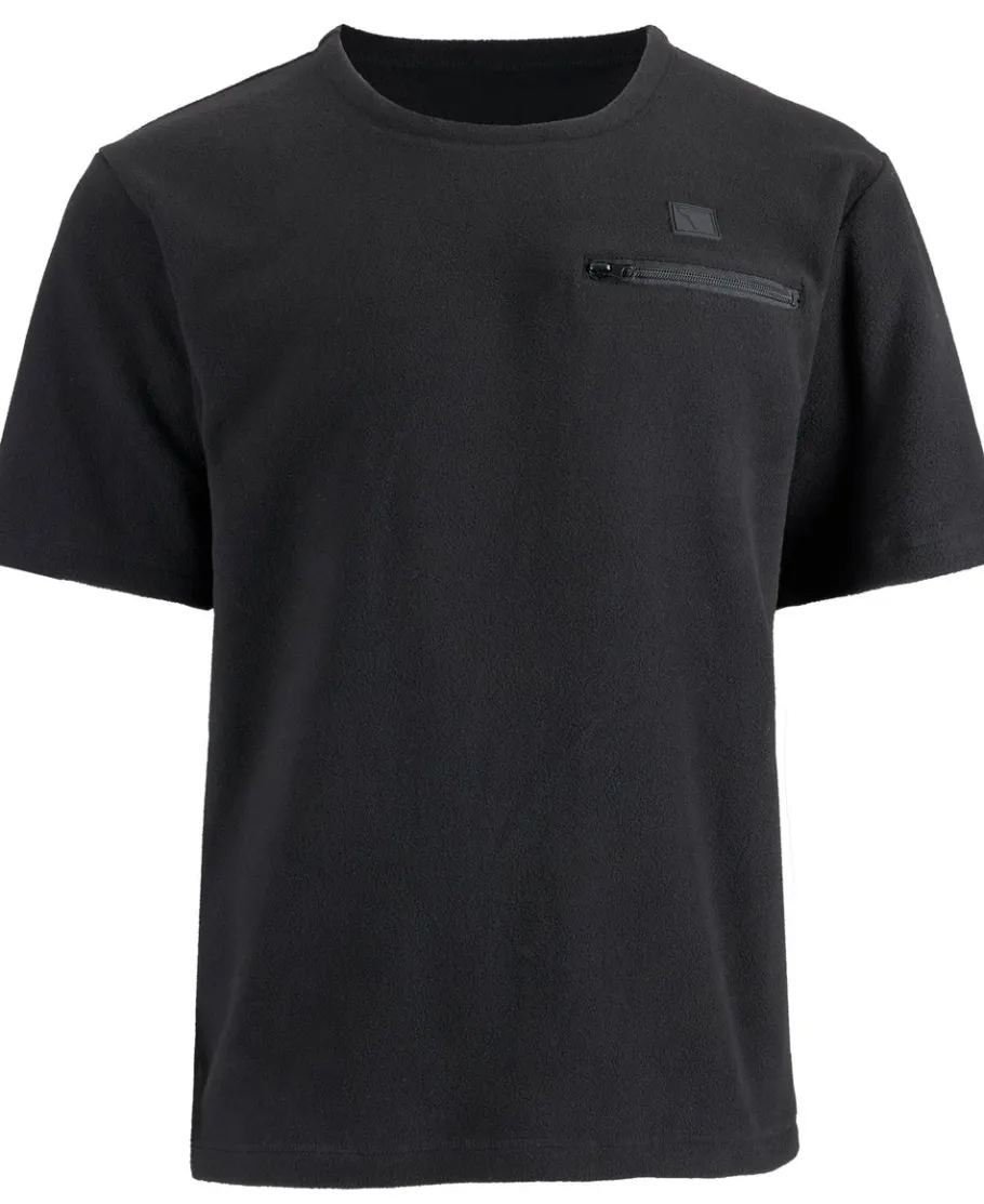 Sale Men's Zip Pocket Fleece Short Sleeve Tee T-Shirts|Tops