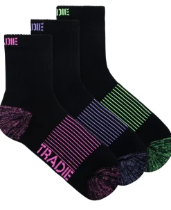 Hot TRADIE Lady Cotton Rib Mid Crew 3 Pack Women Accessories|Socks