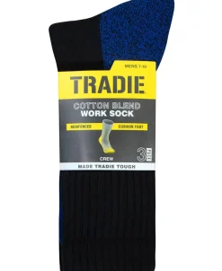 New TRADIE Men's Work Sock 3 pack Socks|Mens Hosiery