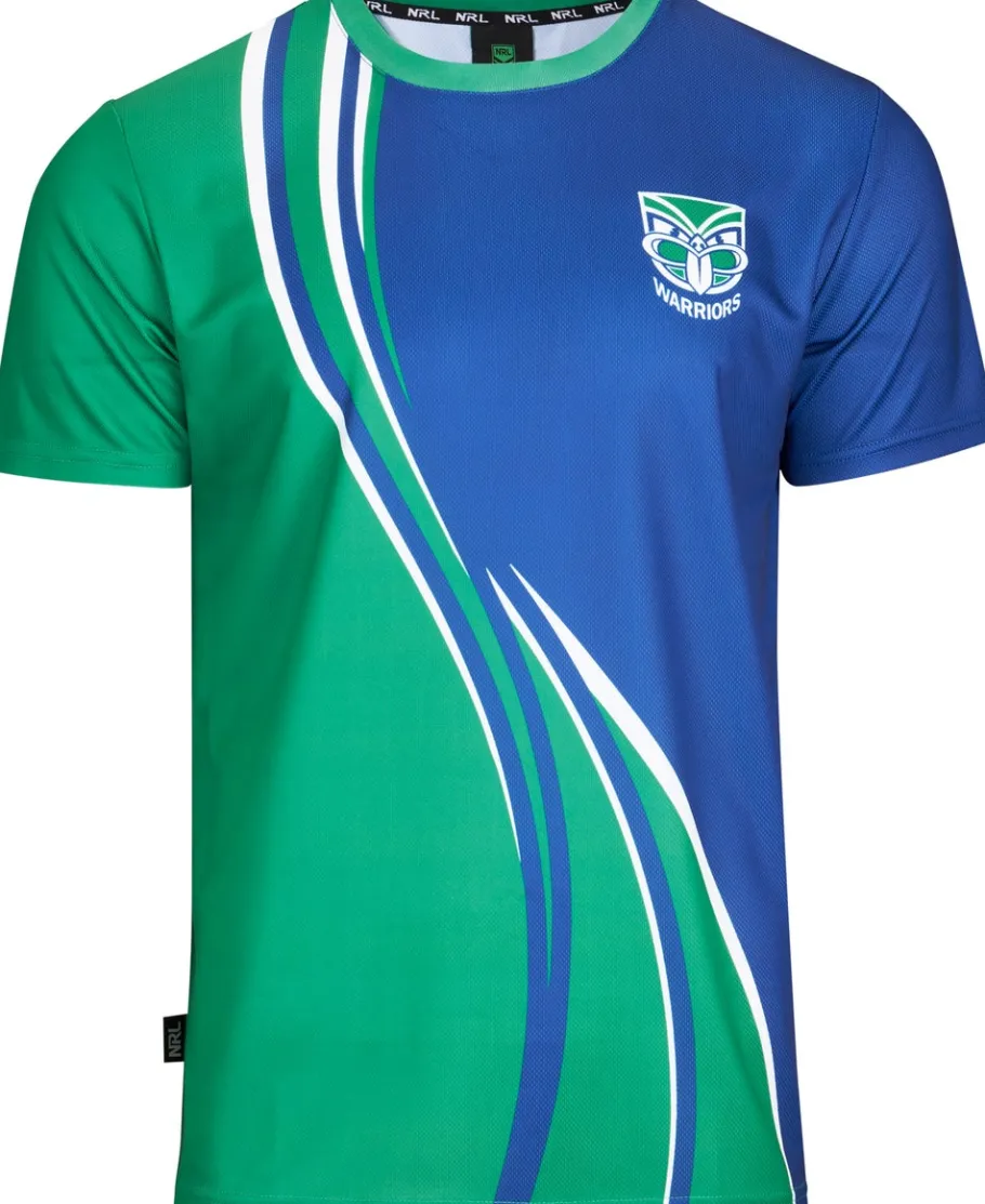 Sale Warriors NRL Adult Training Tee T-Shirts|Tops