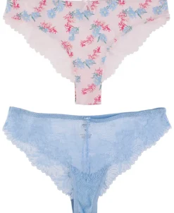Discount Women's 2 Pack Lace Bikini Briefs Women Lingerie|Womens Briefs
