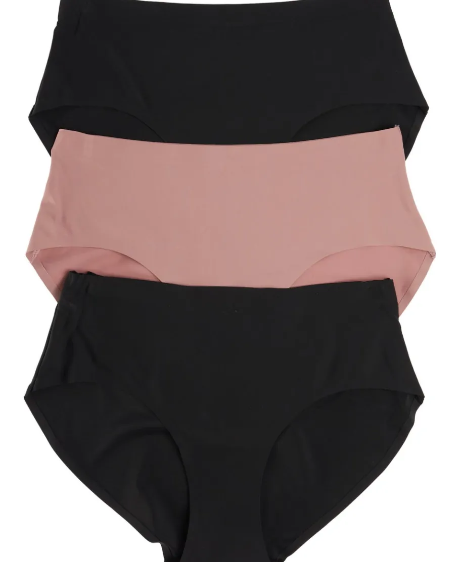 Discount Women's 3 Pack No Show Boyleg Briefs Women Lingerie|Womens Briefs