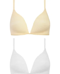 Best Women's 2 Pack Wirefree Teen Bra Women Lingerie|Womens Bras
