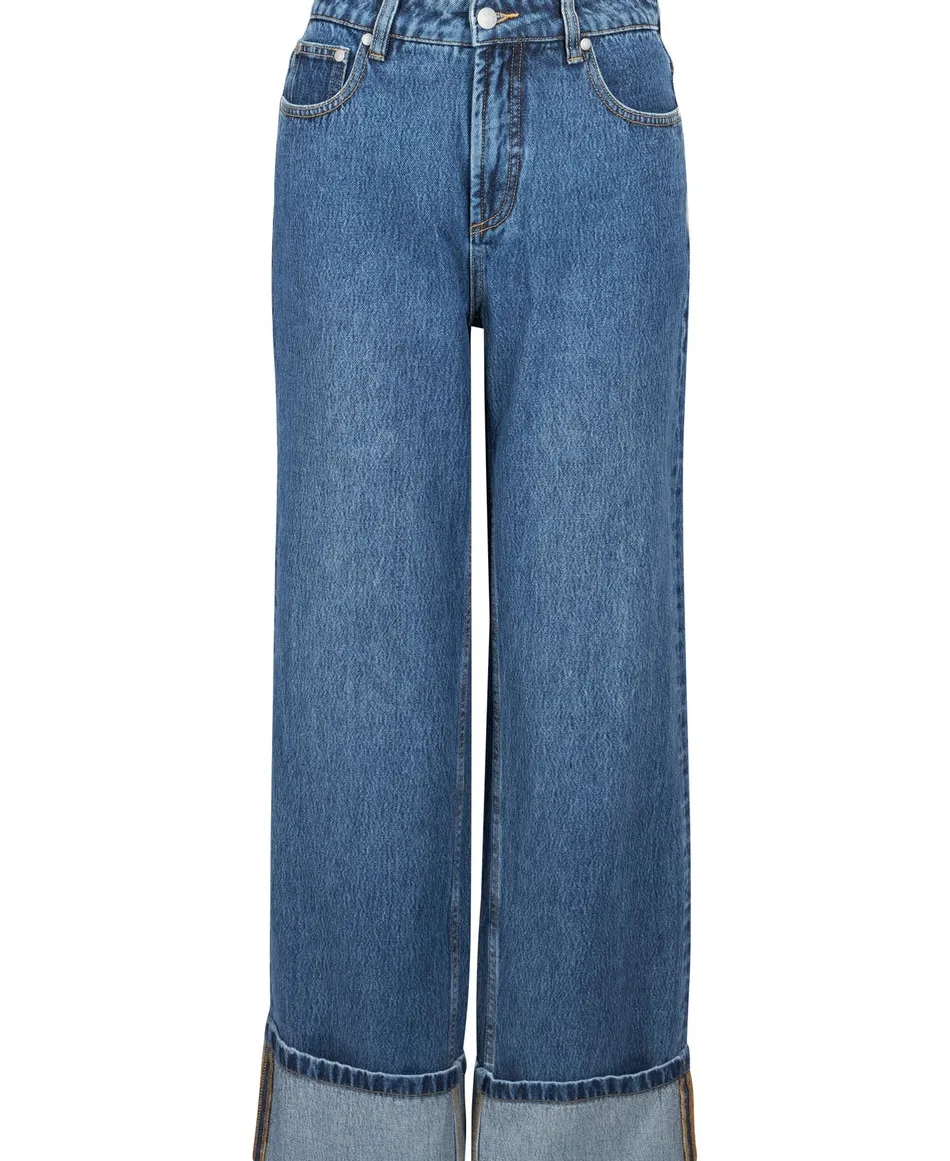 Hot Women's Relaxed Turn Up Jean Women Jeans & Jeggings