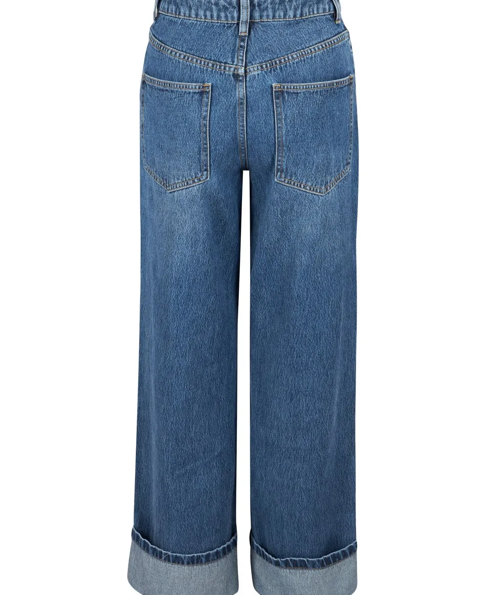 Hot Women's Relaxed Turn Up Jean Women Jeans & Jeggings