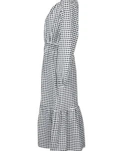 Discount Women's Blouson Sleeve Midi Dress Women Dresses