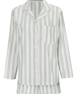 Fashion Women's Brushed Cotton Short PJ Set Women Sleepwear