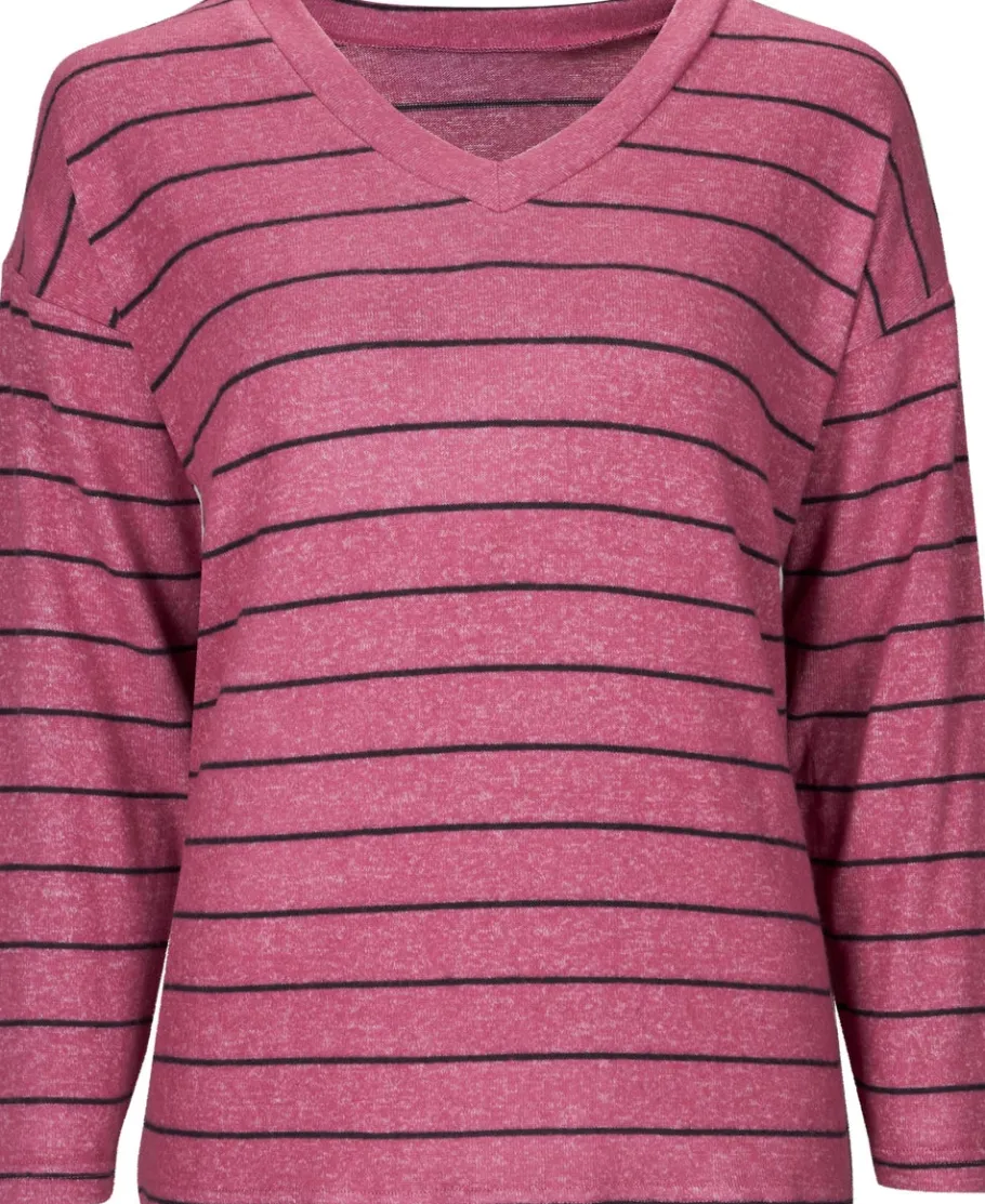 Discount Women's Brushed V Neck Top Women T-Shirts|Tops