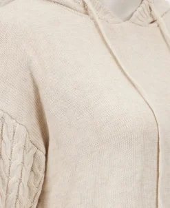 Clearance Women's Cable Knit Hoodie Women Sweats & Fleece|Activewear & Leisure