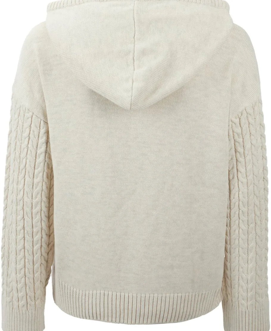 Clearance Women's Cable Knit Hoodie Women Sweats & Fleece|Activewear & Leisure