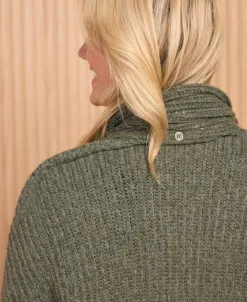 Clearance Women's Cardi with Detachable Scarf Women Knitwear