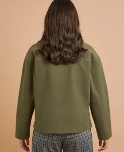 Outlet Women's Crop Coat Women Jackets & Coats