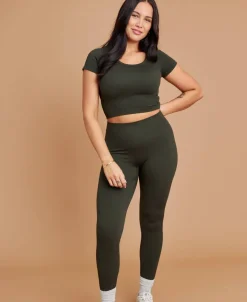 Online Women's Elite Active Seamless Full Length Rib Legging Women Pants & Leggings|Activewear & Leisure