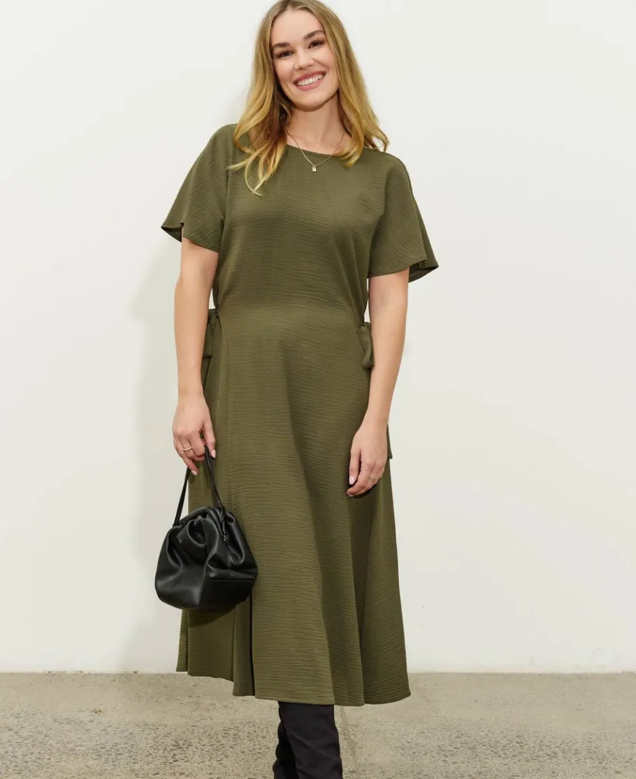 New Women's Flowing Midi Dress Women Dresses