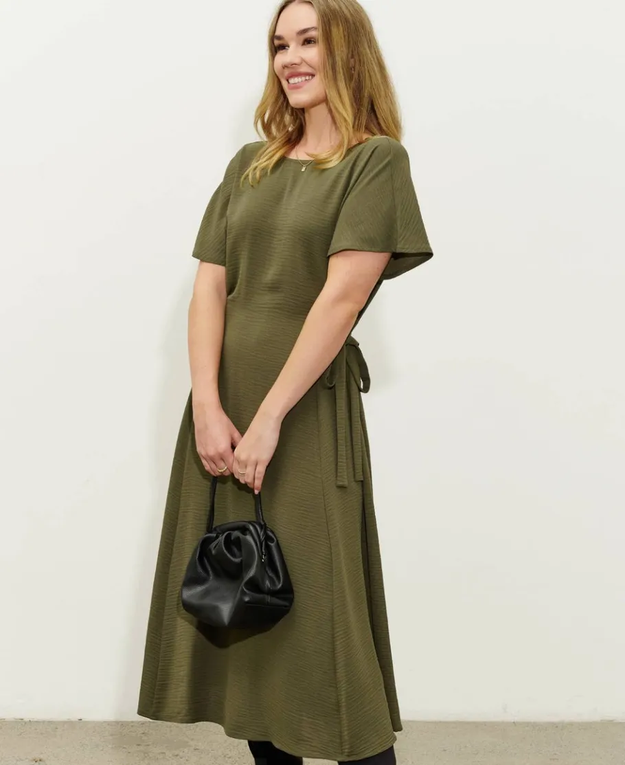 New Women's Flowing Midi Dress Women Dresses