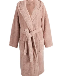 Fashion Women's Fluffy Hooded Robe Women Sleepwear