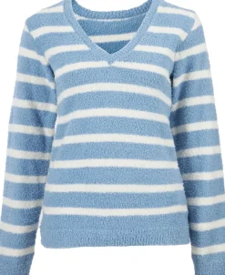 Best Women's Fluffy V-Neck Jumper Women Knitwear