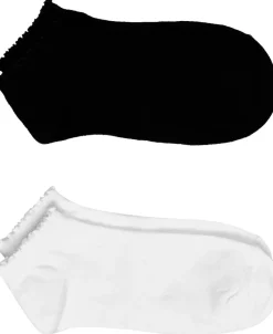Fashion Women's Frill Edge Socks 2 Pack Women Accessories|Socks