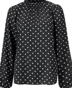 Outlet Women's Frill Neck Blouse Women Tops
