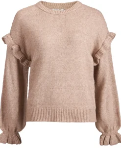 Outlet Women's Frill Sleeve Jumper Women Knitwear