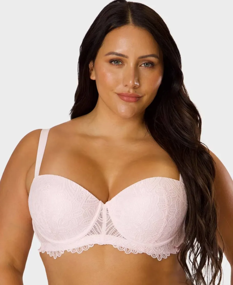 Fashion Women's Full Figure 2 Pack Lace Balconette Bras Women Lingerie|Womens Bras