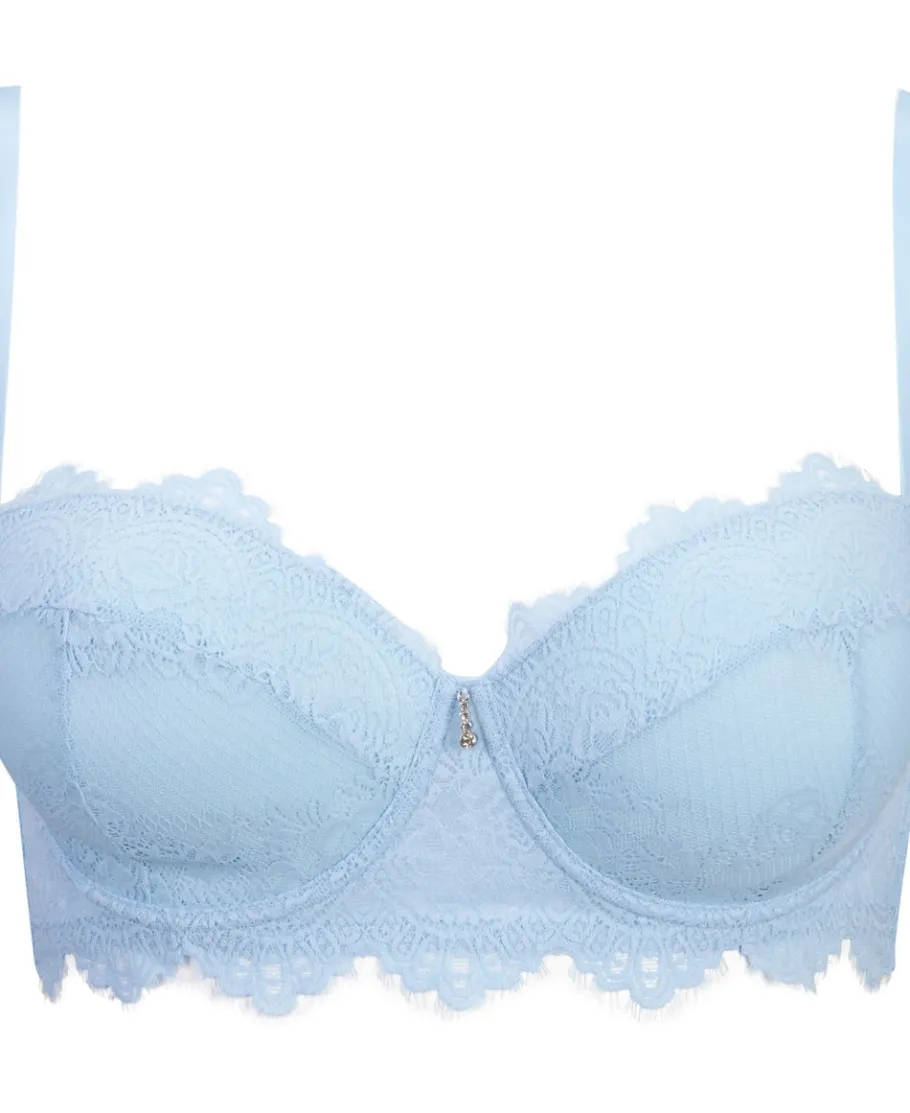 Discount Women's Fuller Figure Lace Balconette Underwire Bra Women Lingerie|Plus Size