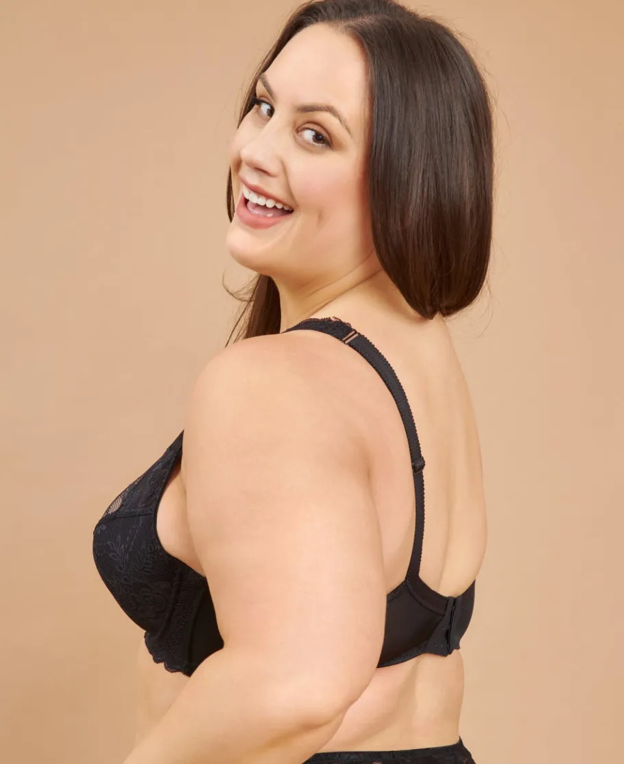 New Women's Fuller Figure Stretch Lace Bra Women Plus Size|Lingerie