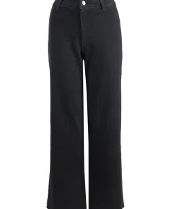 Best Women's High Waist Crop Wide Leg Jean Women Jeans & Jeggings