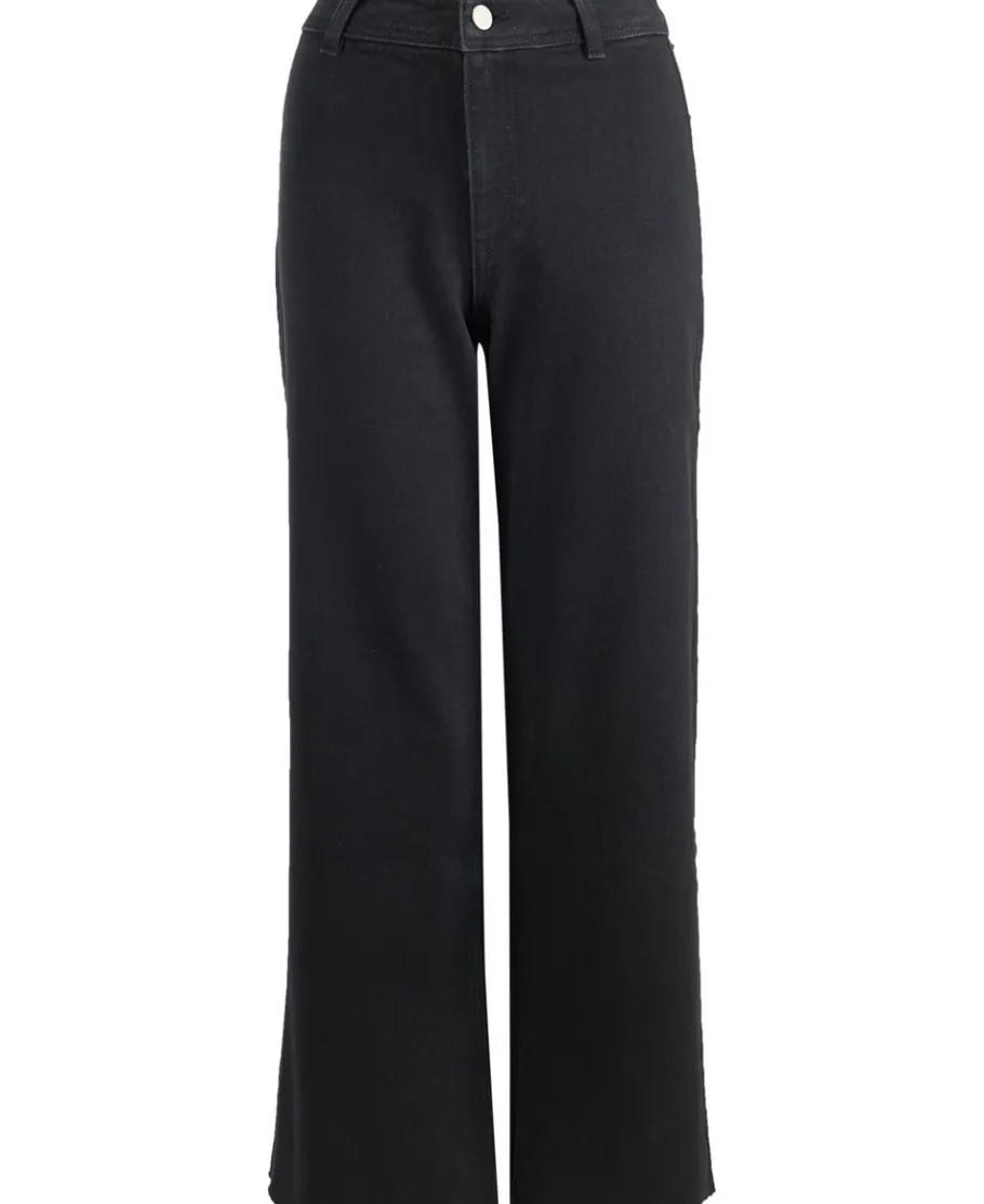 Best Women's High Waist Crop Wide Leg Jean Women Jeans & Jeggings