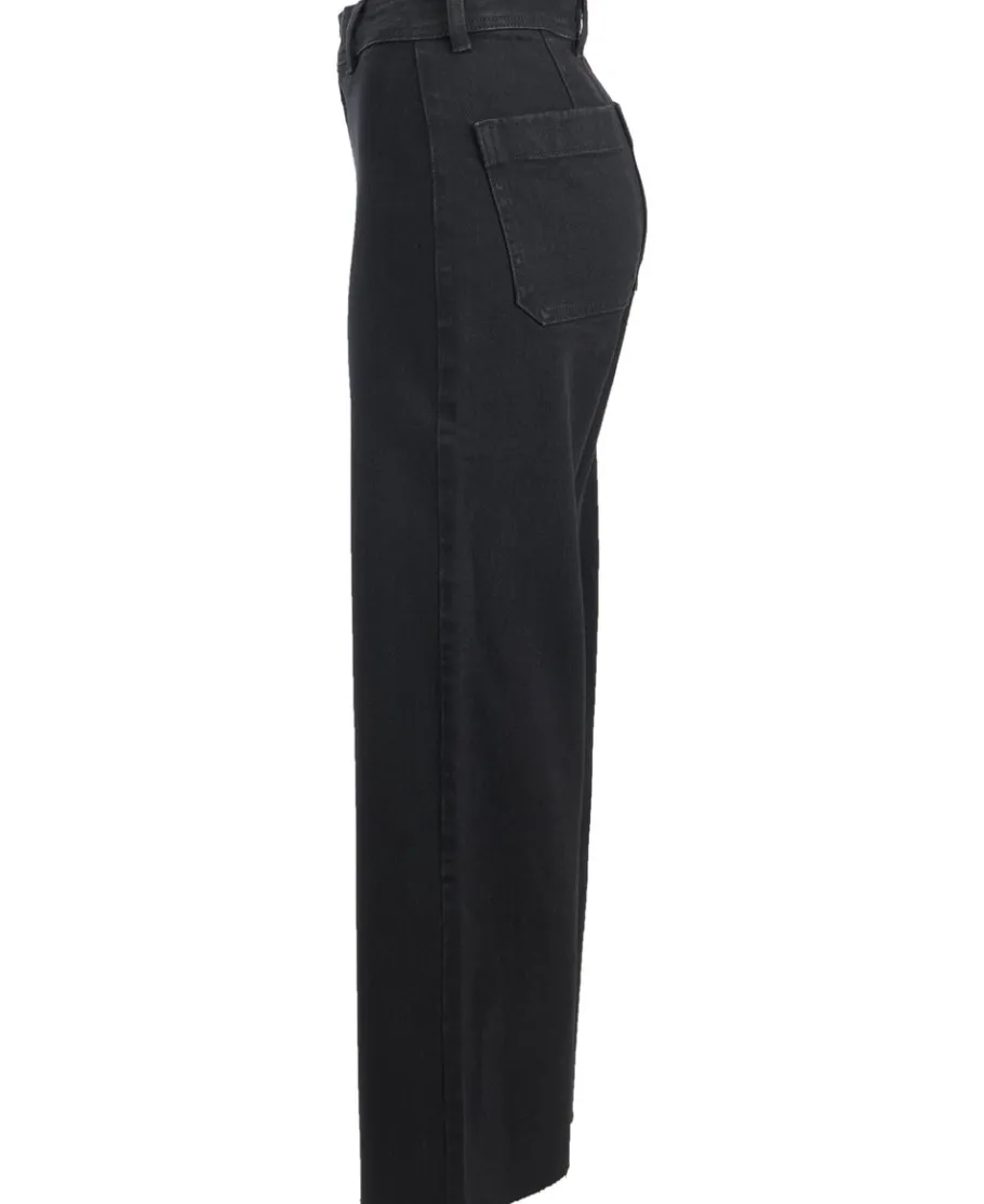 Best Women's High Waist Crop Wide Leg Jean Women Jeans & Jeggings