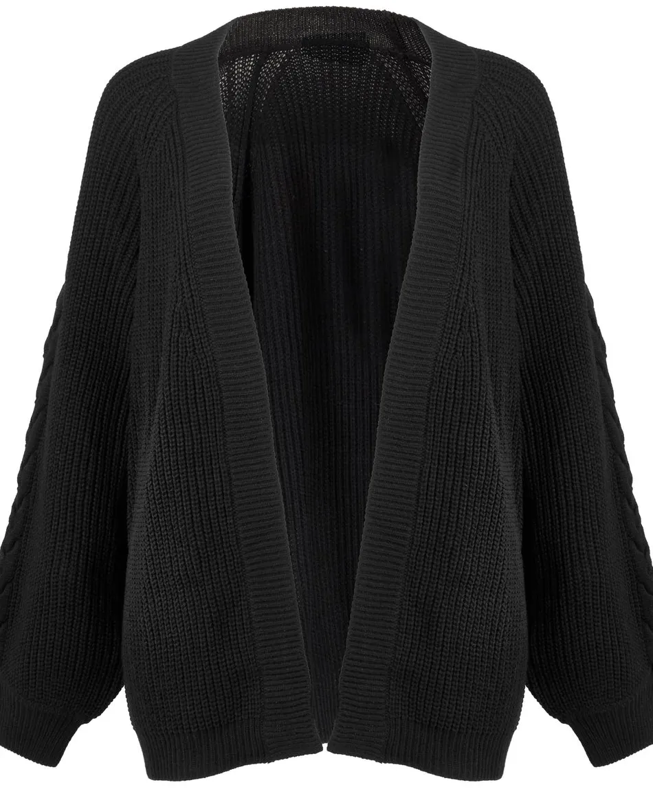 Outlet Women's Isobelle Cable Sleeve Cardi Women Plus Size|Knitwear
