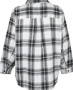 Discount Women's Isobelle Check Shacket Women Plus Size|Jackets & Coats
