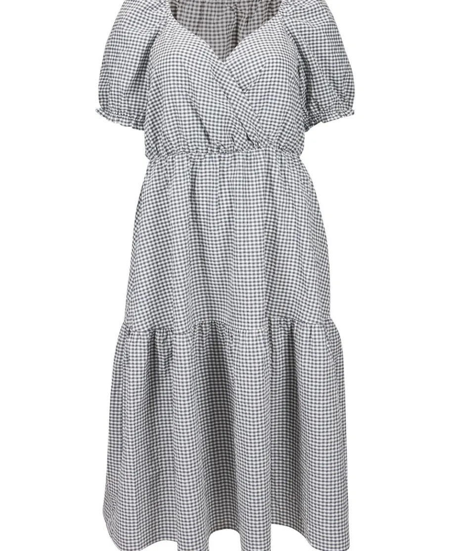 New Women's Isobelle Curve Wrap Front Midi Dress Women Plus Size|Dresses