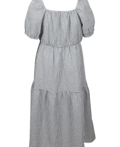 New Women's Isobelle Curve Wrap Front Midi Dress Women Plus Size|Dresses