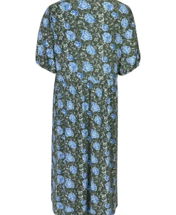 Clearance Women's Isobelle Knit Shirred Bodice Midi Dress Women Plus Size|Dresses