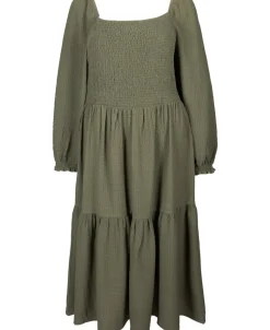 Sale Women's Isobelle Shirred Bust Midi Dress Women Plus Size|Dresses