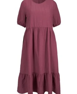 Fashion Women's Isobelle Textured Midi Dress Women Plus Size|Dresses
