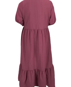 Fashion Women's Isobelle Textured Midi Dress Women Plus Size|Dresses