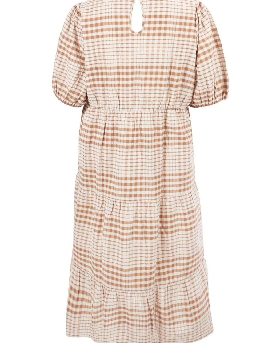 Hot Women's Isobelle Textured Check Midi Dress Women Plus Size|Dresses