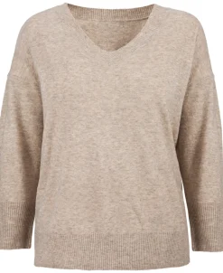 Online Women's Isobelle V-neck Knit Tunic Women Tops|Plus Size