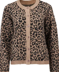 Best Women's Jacquard Crew Neck Cardigan Women Knitwear