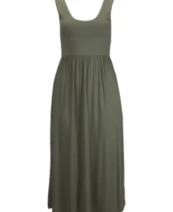 Outlet Women's Knit Midi Babydoll Dress Women Dresses