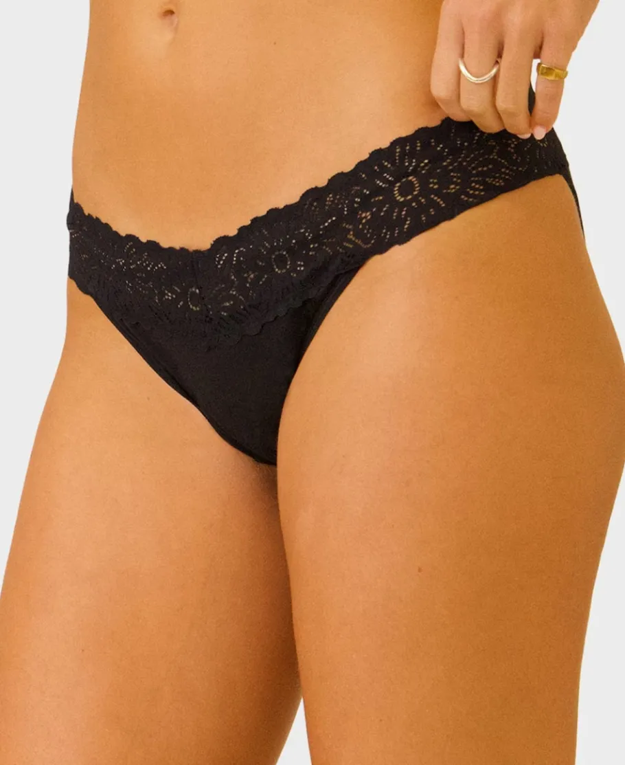 Sale Women's Lace Waist Bikini Brief Women Lingerie|Womens Briefs