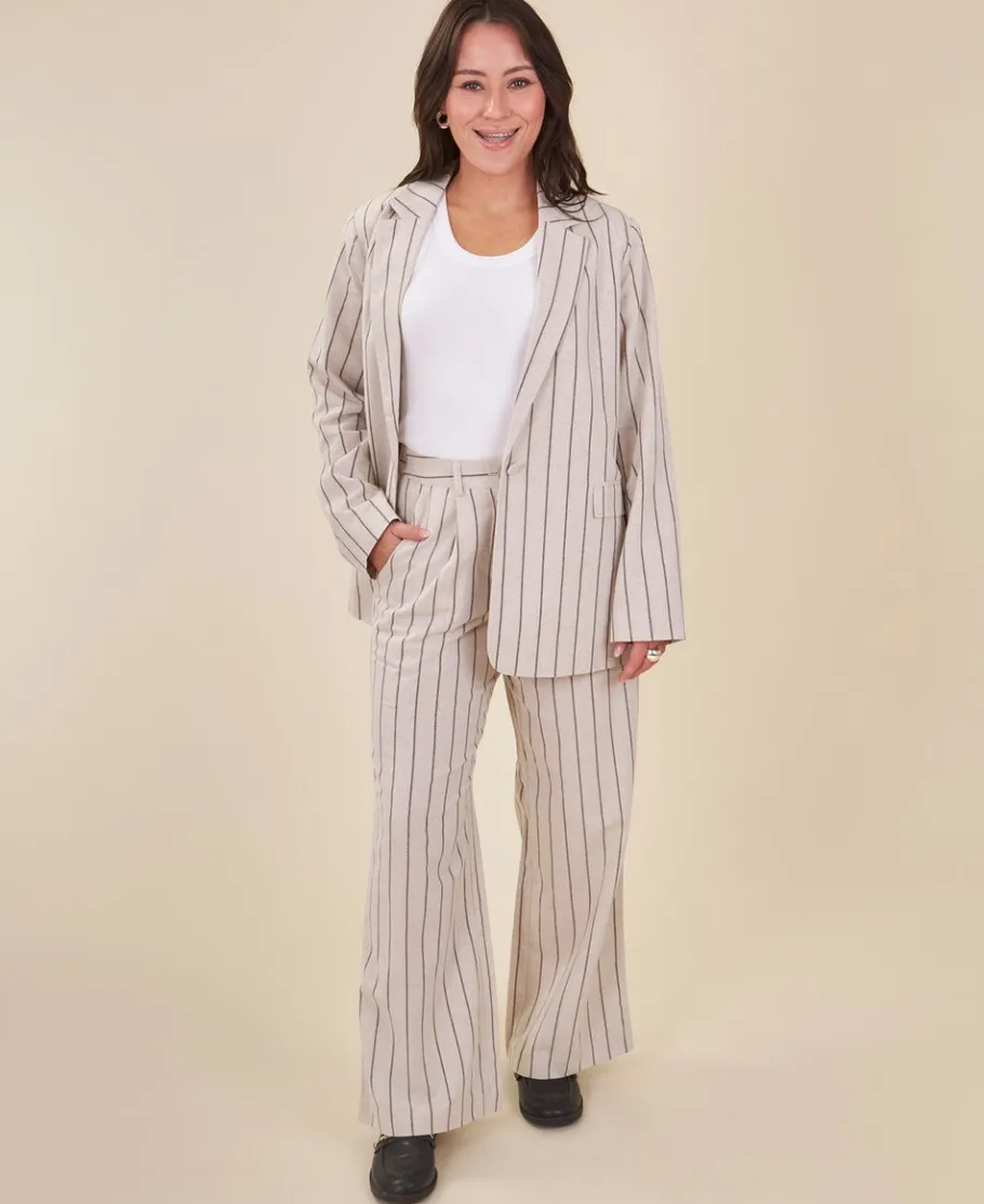 Clearance Women's Linen Blend Suit Pants Women Pants & Leggings